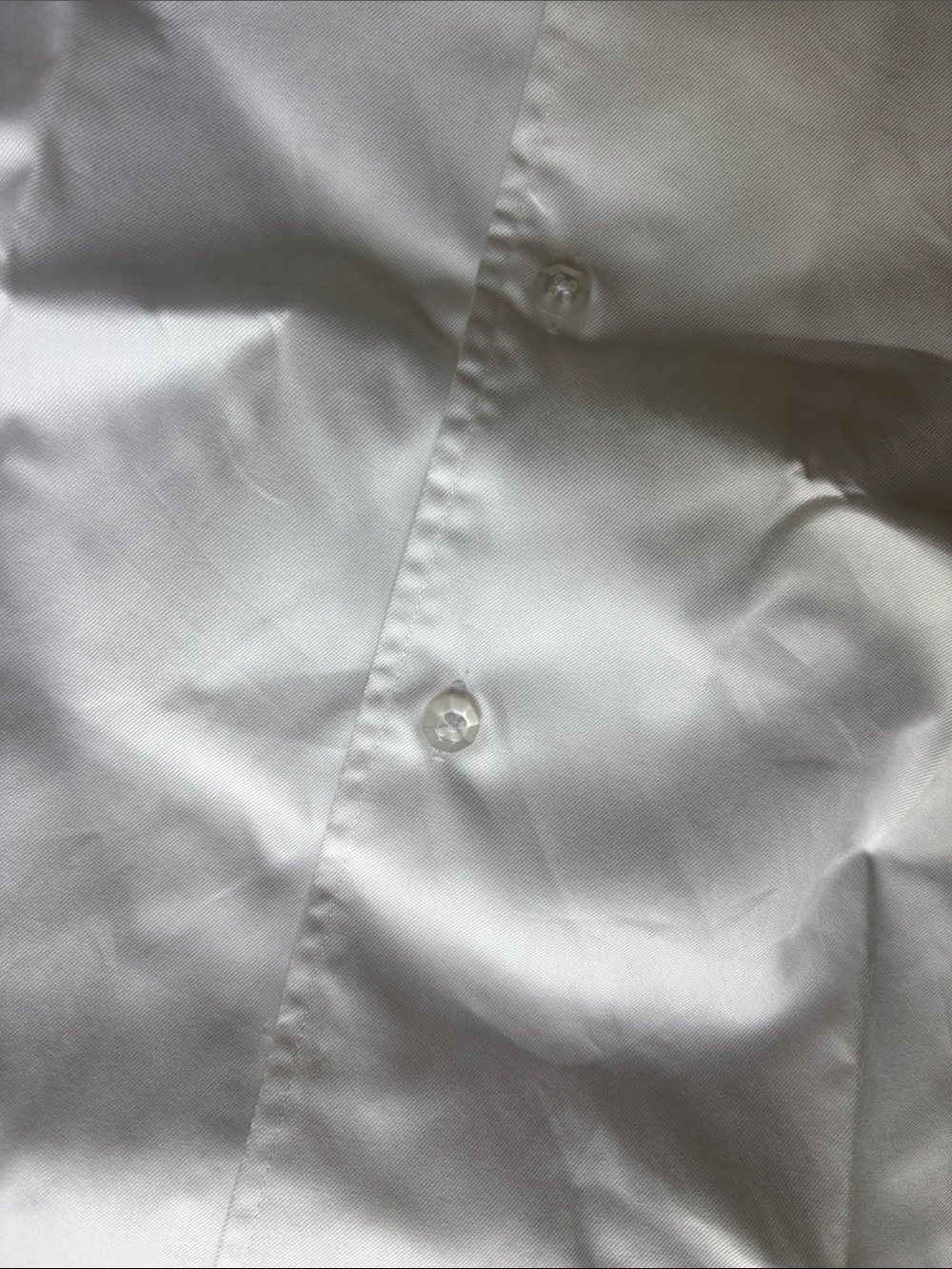 White Cotton Dress Shirt - Picture 3 of 10